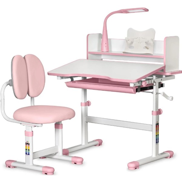 Фото - Комплект меблів шкільний Evo-kids BD-24 PN